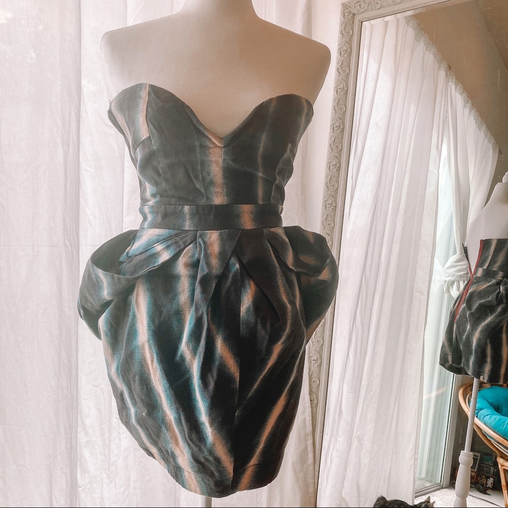 One Teaspoon Strapless Bubble Dress